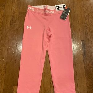 Girls Under Armour capri Sz YLG
